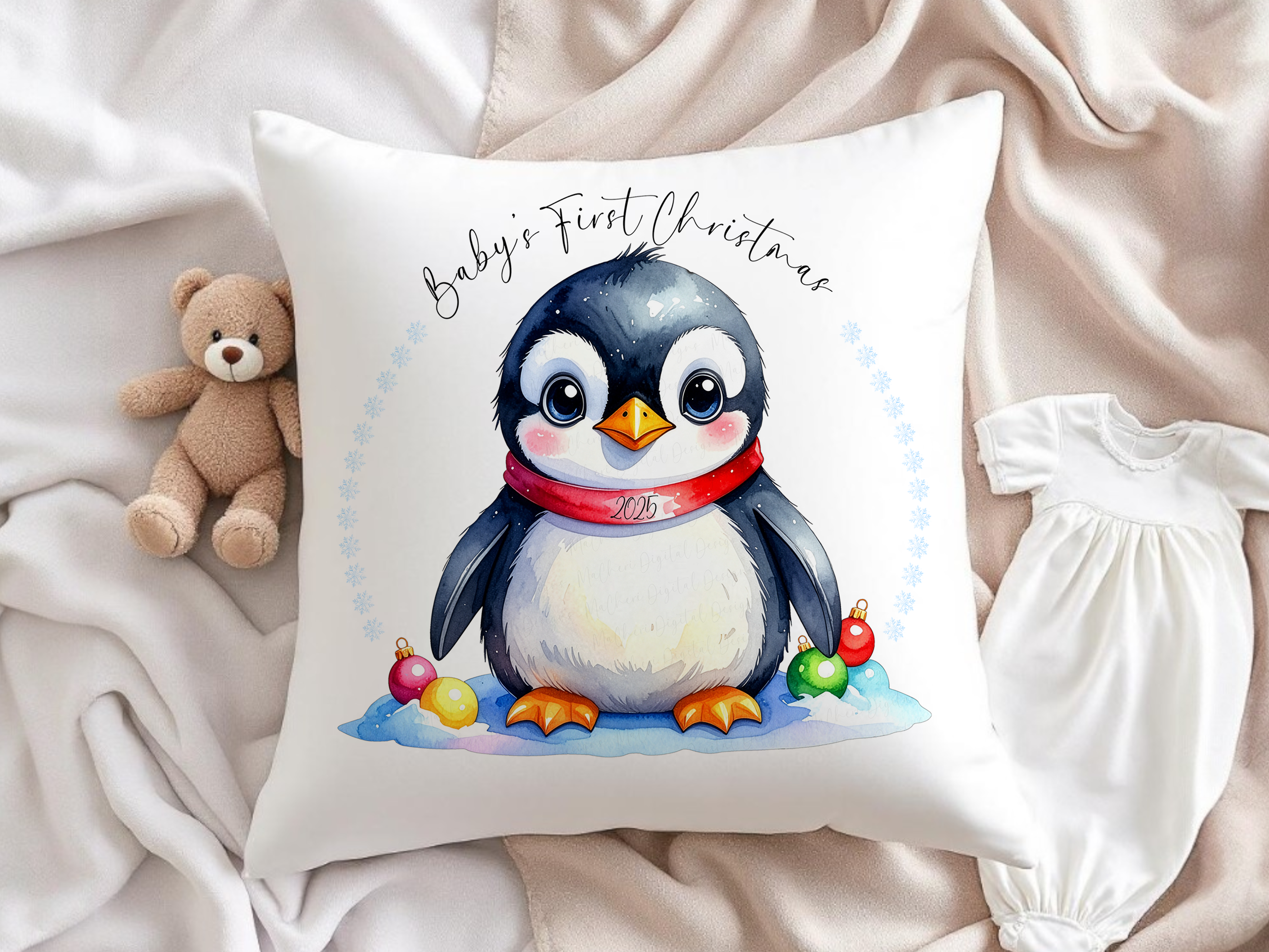Penguin with baubles x20